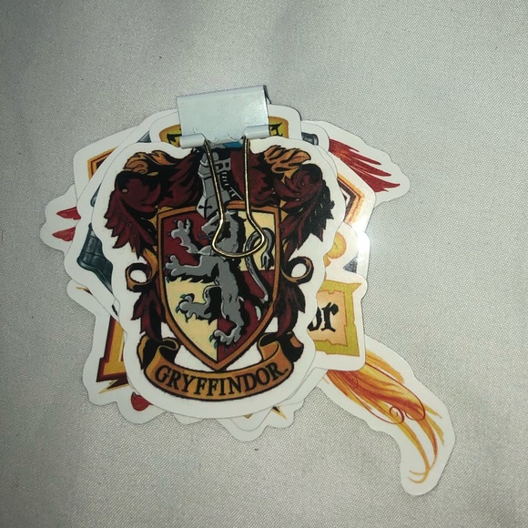 5 pc Gryffindor Harry Potter stickers - Picture 7 of 7